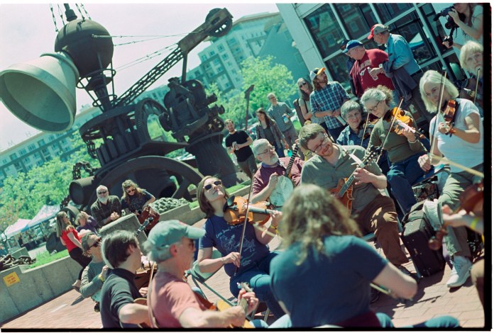 Baltimore Old Time Music Festival @ Baltimore Museum of Industry April 2024 35mm Film photo Copyright Casey Ryan Vock