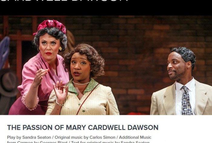 Pittsburgh Opera’s “The Passion of Mary Cardwell Dawson”